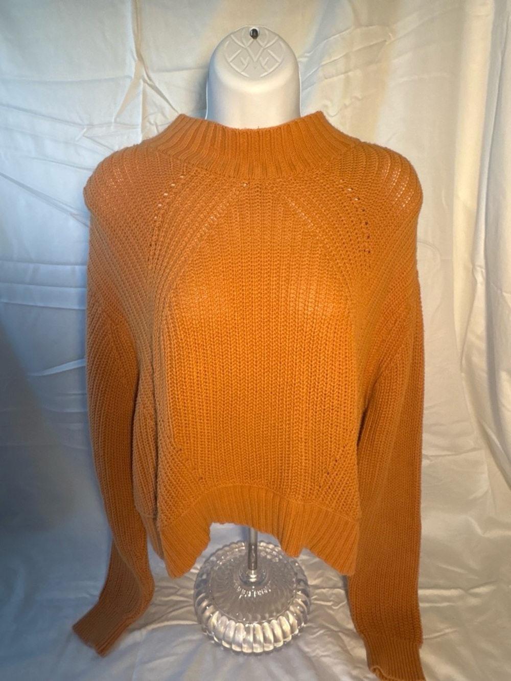 Aeropostale Orange Turtleneck Knit Sweater